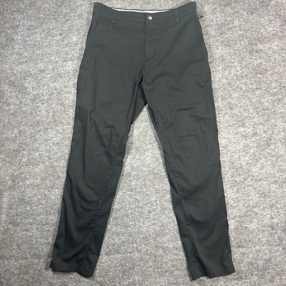 Birddogs Black Slim Fit Pants Mens 30x30 (Fits 30x28) Performance Khaki Stretch